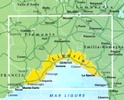 Wegenkaart - landkaart Liguria - Ligurië, Ligurie, Ligurische kust fietskaart | Touring club Italiano TCI 1:200.000
