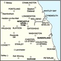 Wandelkaart Schotland Landranger 088 Newcastle upon Tyne, Durham & Sunderland | Ordnance Survey