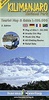 Wandelkaart Kilimanjaro National Park Map of Kibu, Arusha City Map, Moshi City Map | Harms verlag