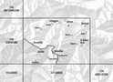 Wandelkaart 1157 Sulzfluh  | topografische kaart Bundesamt 25.000