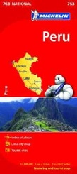 Landkaart - wegenkaart Peru | Michelin 763