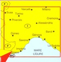 Landkaart - wegenkaart 05 Ligurien - Ligurië  | Marco Polo