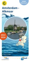 Waterkaart - Vaarkaart Amsterdam - Alkmaar 2013-2014 G | ANWB