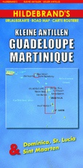 Wegenkaart - Landkaart Kleine Antillen - Guadeloupe, Martinique & Dominica, St. Lucia & Sint Maarten | Hildebrand's