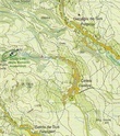 Dimap wandelkaart Trascau Mountains - south part - Roemenie
