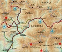 Wandelkaart - landkaart Andorra | Editorial Alpina