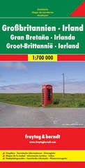 Landkaart - Wegenkaart - Autokaart Groot Brittannië en Ierland | Freytag und Berndt