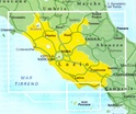 Wegenkaart - landkaart Lazio, Latium, rond Rome -  fietskaart | Touring club Italiano TCI 1:200.000