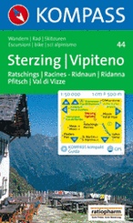Wandelkaart 44 Sterzing/Vipiteno | Kompass