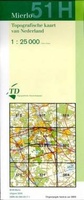 Topografische kaart - wandelkaart 51H Mierlo