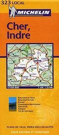 Wegenkaart - landkaart - autokaart 323 Cher - Indre | Michelin Local