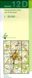 Topografische kaart / Wandelkaart 12D Assen