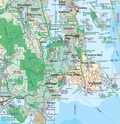 Landkaart - wegenkaart Vancouver Island | ITMB