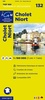 Wegenkaart - Landkaart 132 fietskaart Cholet - Niort - Montaigu - La Roche Sur Yon - Parthenay | IGN