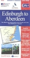 Fietskaart NSCR Edinburgh - Aberdeen Cycle Route - NN1D North sea Cycle route  Schotland | Sustrans