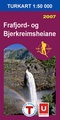 Wandelkaart 2541 Frafjord-Bjerkreimsh - Noorwegen | Turkart Ugland