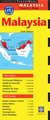 Landkaart wegenkaart Maleisië - Malaysia  | Periplus Travel Maps