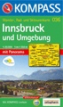 Wandelkaart 036 - Innsbruck und Umgebung | Kompass