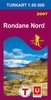 Wandelkaart 2523 Rondane Nord - noord, topografische kaart Turkart Noorwegen | Statens - Ugland IT