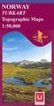 Wandelkaart 2411 Breheimen - topografische kaart Turkart Noorwegen | Statens Ugland