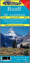 Wandelkaart - landkaart 05 Banff National Park and Mt. Assiniboine | Gemtrek