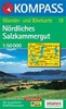 Wandelkaart 18 Nördliches Salzkammergut - Wolfgangsee - Attersee - Traunsee | Kompass