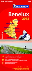 Wegenkaart - Autokaart - Landkaart  Michelin 714 Benelux 2012 | Michelin