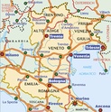 Landkaart - wegenkaart Michelin 562 Trentino-Alto Adige, Veneto, Friluli-Venezia Giulia | Michelin