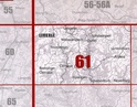 Topografische kaart 61 Limerle 1:50.000 Wandelkaart Belgie