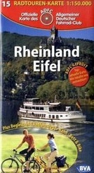 Fietskaart ADFC-Radtourenkarte Blatt 15 Rheinland Eifel | BVA