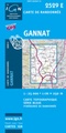 Wandelkaart 2529E - 2529 E Gannat ( Auvergne - Allier) topografische kaart | IGN