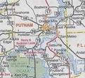 Wegenkaart - landkaart New Hampshire | Universal maps