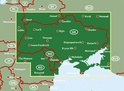 Wegenkaart - landkaart Oekraine - Ukraine en Moldavië | Freytag und Berndt