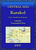 Wegenkaart - Autokaart - Landkaart Karakol ( China, Kazakhstan, Kyrgyzgstan )  | EWP