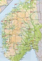 Wandelkaart 2718 Oslomarka -  topografische kaart turkart Noorwegen| Statens - Ugland IT