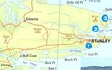 Wegenkaart - Landkaart Falkland Islands Explorer | Ocean Explorer Maps - Falkland Eilanden