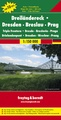 Wegenkaart Dreiländereck-Dresden-Breslau-Prag | Freytag & Berndt