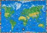 Bureaulegger - Muismat Wereldkaart voor kinderen | Michelin
