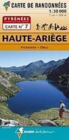 Wandelkaart Rando 07 Haute Ariege - Vicdessos - Orlu - Ax les Thermes (Frankrijk - Pyreneeen) | Rando Edition