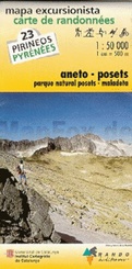 Rando 23 Wandelkaart Aneto - Posets - Maladeta - Vielha - Benasque (Spanje - Pyreneeen)