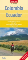 Landkaart - wegenkaart Colombia & Ecuador | Nelles maps