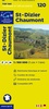 Wegenkaart - Landkaart 120 fietskaart St. Dizier - Chaumont | IGN
