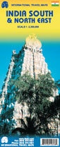 Wegenkaart - Autokaart - Landkaart India South & North East - India Zuid & Noord Oost | ITMB