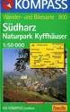 Kompass wandelkaart 800 Sudharz - Naturpark Kyffhauser