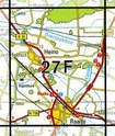 Topografische kaart / Wandelkaart 27F Raalte