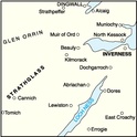 Wandelkaart Schotland Landranger 026 Inverness & Loch Ness, Strathglass | Ordnance Survey