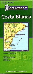 Landkaart - wegenkaart Costa Blanca 123 | Michelin