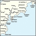 Wandelkaart Engeland Landranger 204 Truro & Falmouth, Roseland Peninsula | Ordnance Survey