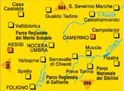Kompass wandelkaart 665 Assisi - Camerino