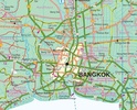 Landkaart wegenkaart Thailand | ITMB